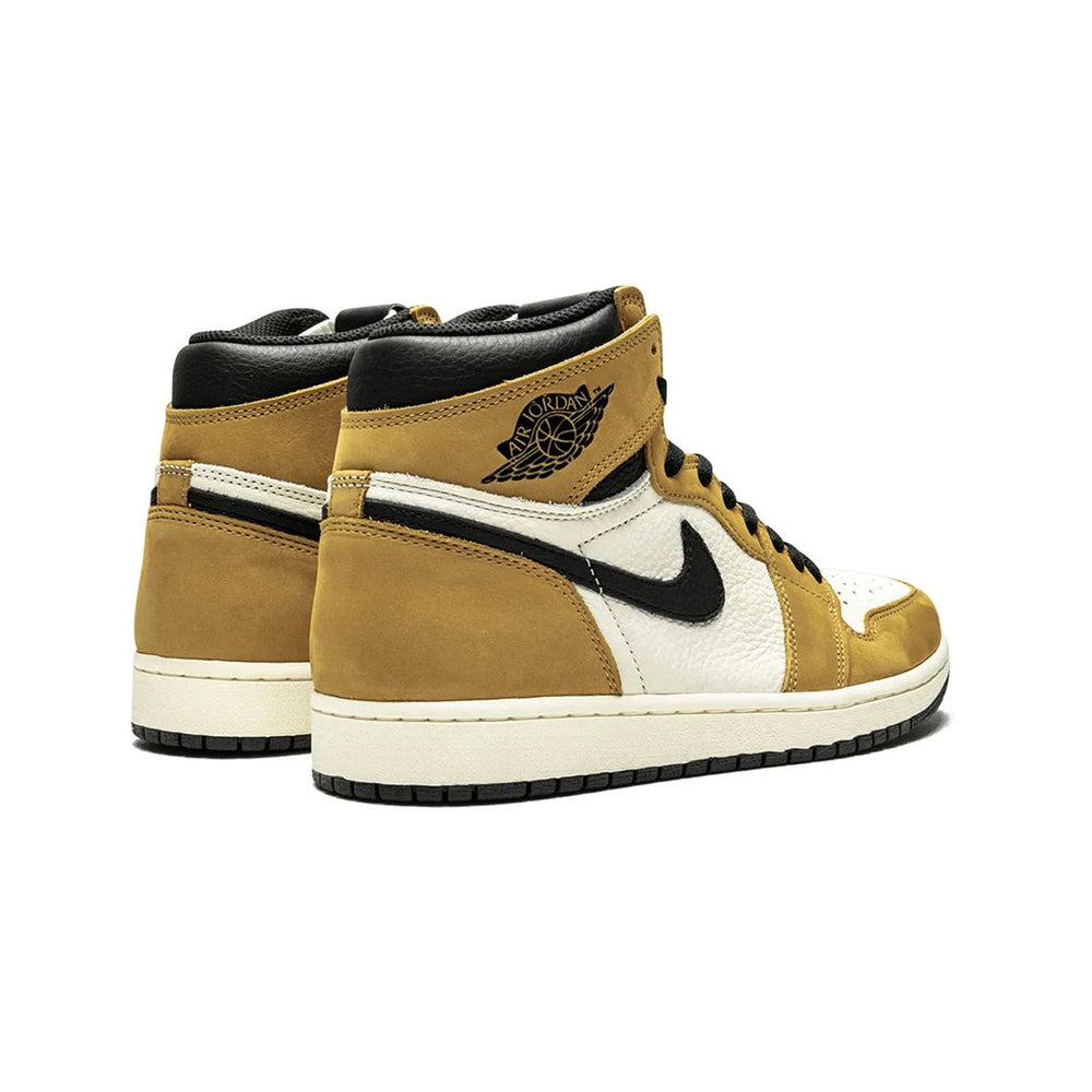 Nike Air Jordan 1 High Rookie of the Year Brun Vit Svart Sneakers Herr