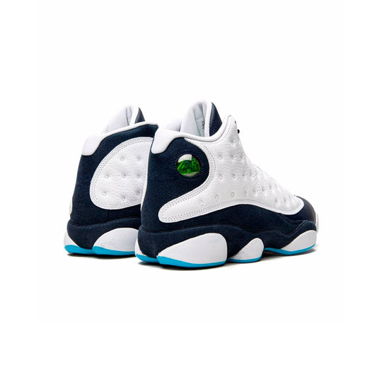 Nike Air Jordan 13 Retro Obsidian Vit Marinblå Turkos Sneakers Herr