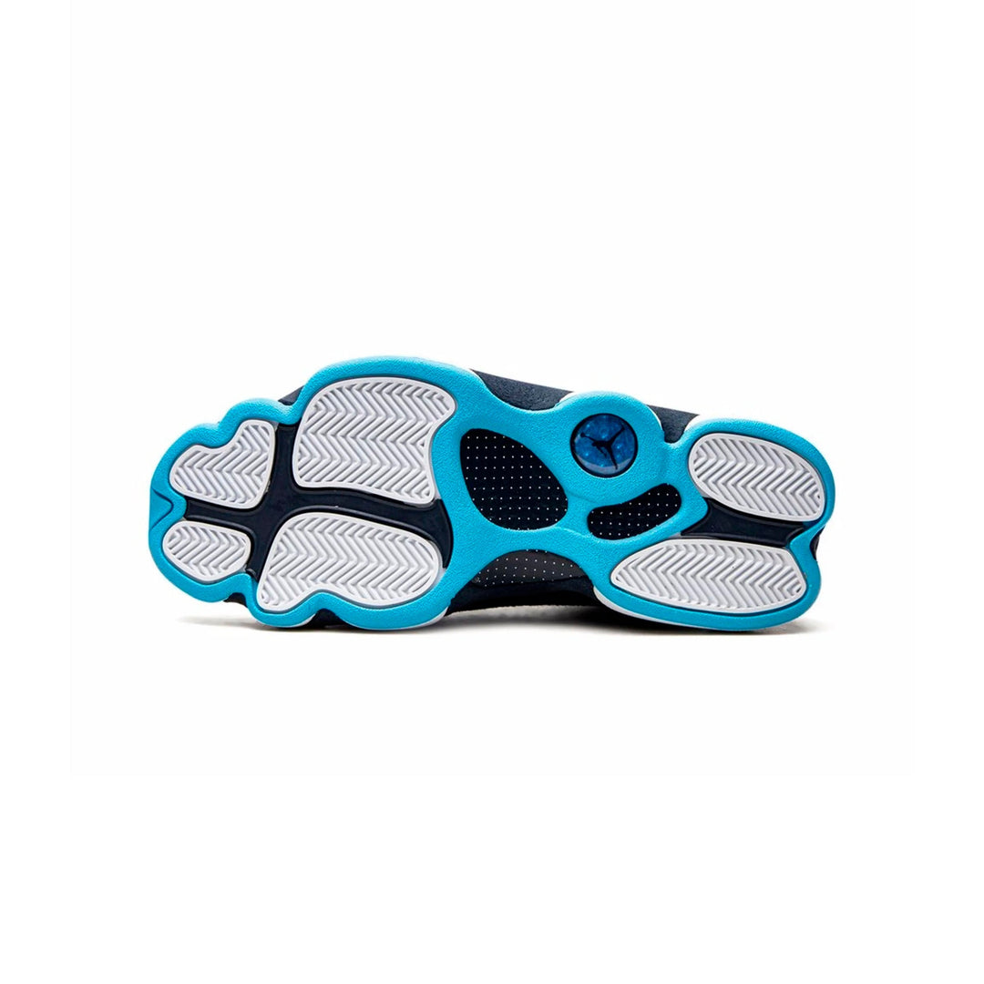 Nike Air Jordan 13 Retro Obsidian Vit Marinblå Turkos Sneakers Herr