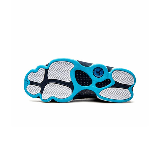 Nike Air Jordan 13 Retro Obsidian Vit Marinblå Turkos Sneakers Herr