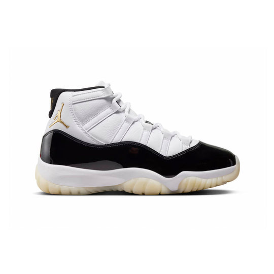 Nike Air Jordan 11 Gratitude Svart Vit Guld Sneakers Herr