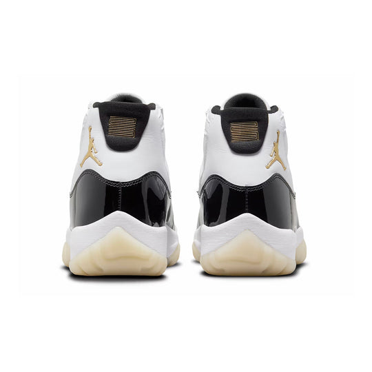 Nike Air Jordan 11 Gratitude Svart Vit Guld Sneakers Herr
