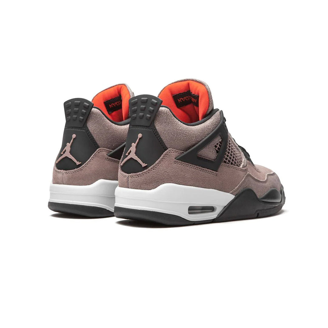 Nike Air Jordan 4 Taupe Haze Brun Svart Vit Orange Sneakers Herr