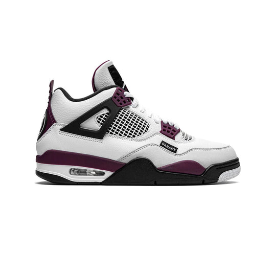 Nike Air Jordan 4 PSG Vit Svart Vinröd Sneakers Herr