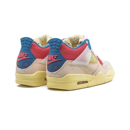 Nike Air Jordan 4 Guava Ice Rosa Gul Blå Beige Sneakers Herr