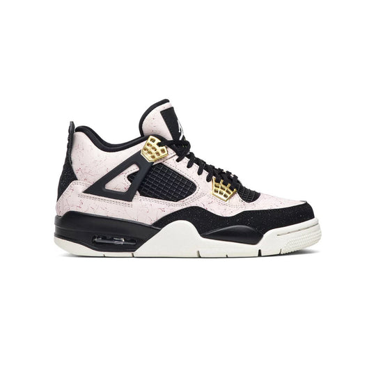 Nike Air Jordan 4 Splatter Pack Pink Black Gold White Sneakers Men