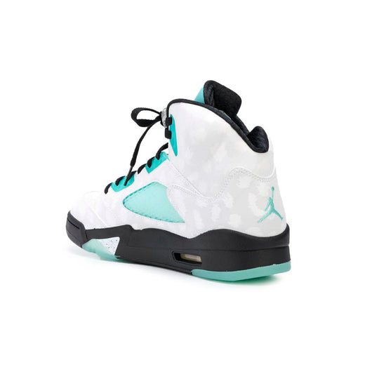 Nike Air Jordan 5 Island Green Vit Turkos Svart Sneakers Herr