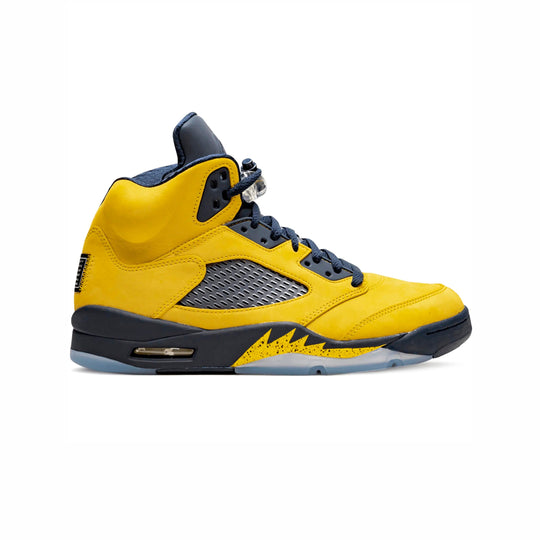 Nike Air Jordan 5 Retro SE Michigan Gul Marinblå Sneakers Herr