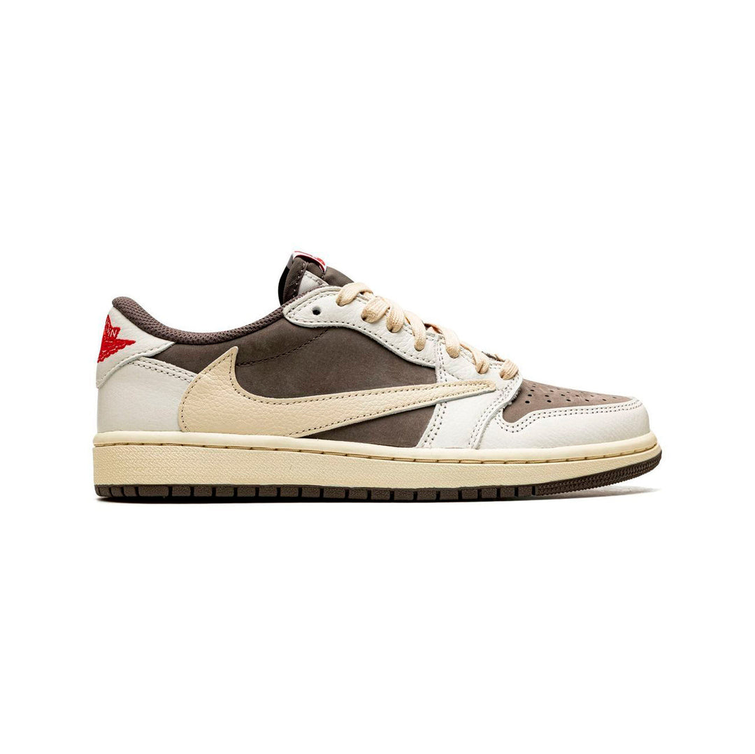 Nike Air Jordan 1 Low Travis Scott Reverse Mocha Brun Beige Sneakers Herr