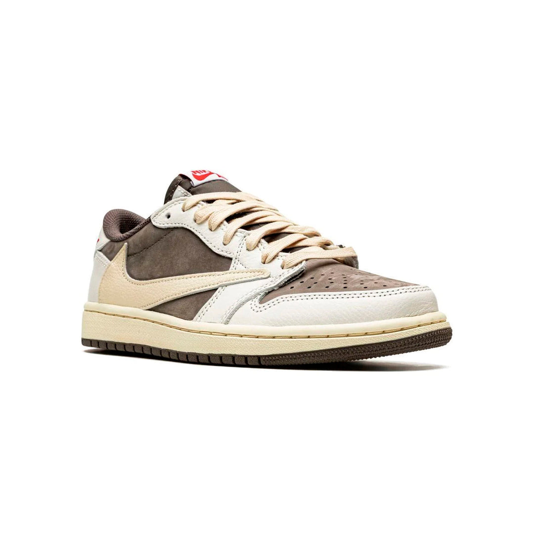 Nike Air Jordan 1 Low Travis Scott Reverse Mocha Brun Beige Sneakers Herr