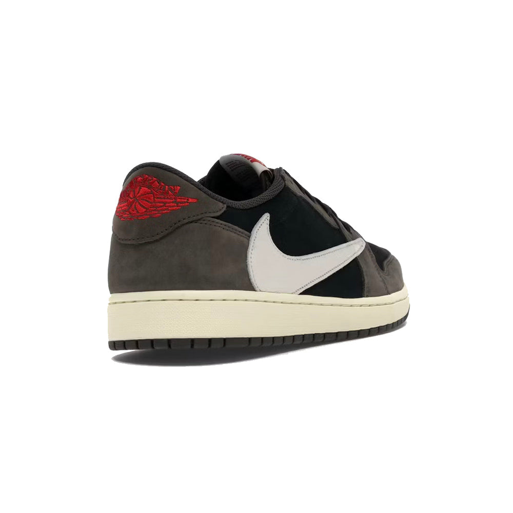 Nike Air Jordan 1 Low Travis Scott Dark Mocha Svart Brun Vit Herr