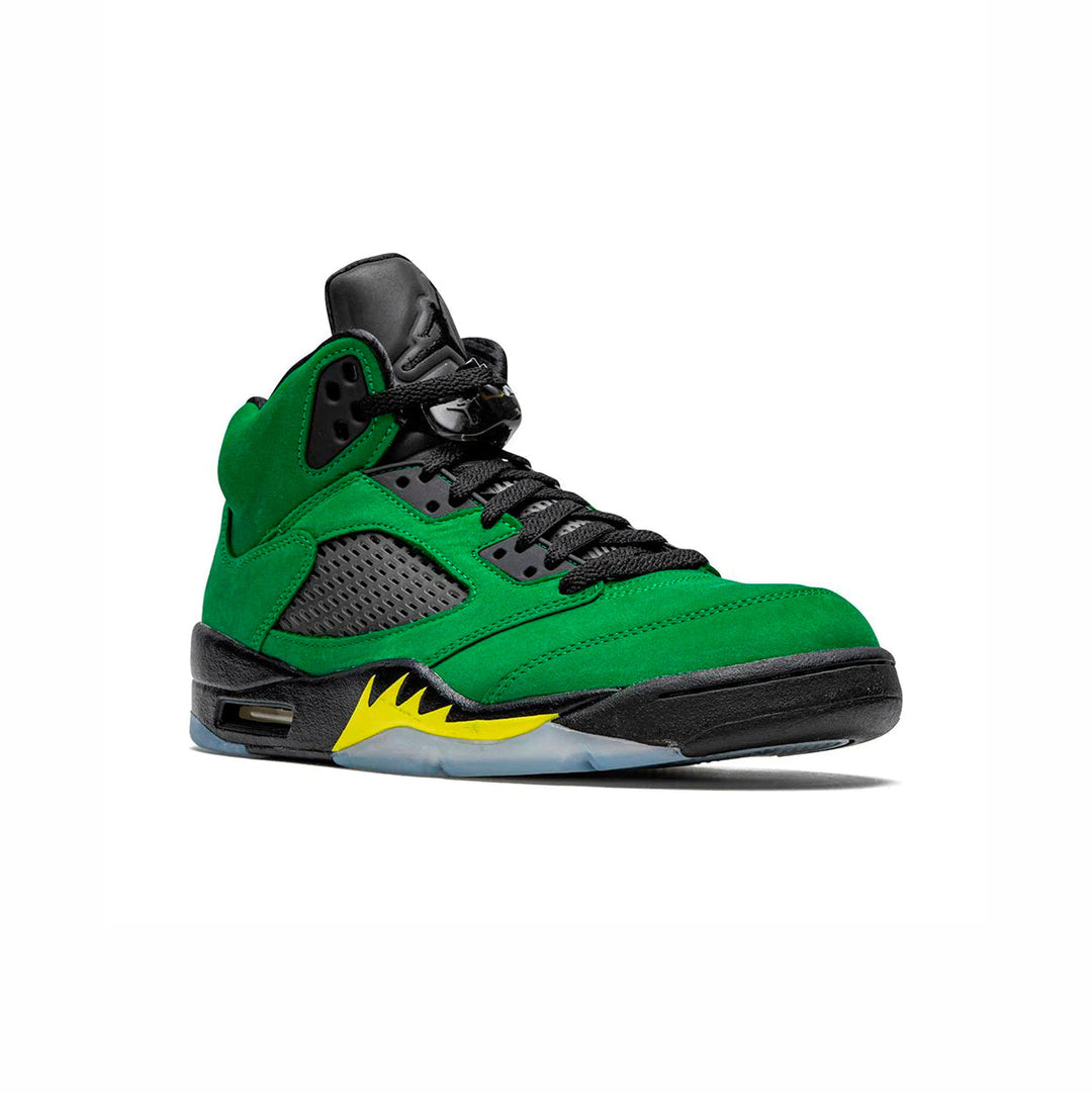 Nike Air Jordan 5 Retro SE Oregon Grön Svart Gul Sneakers Herr