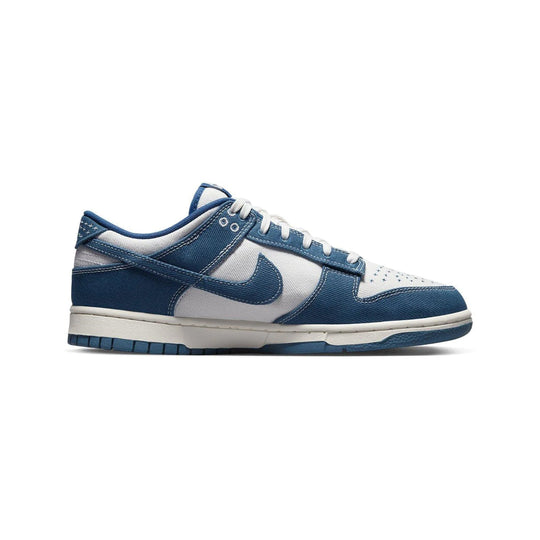 Nike Air Jordan 1 Low Industrial Blue Sashiko Blå Vit Sneakers Herr