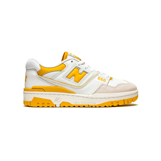 New Balance 550 Herr Sneakers Vit och Gul Retro Sportstil