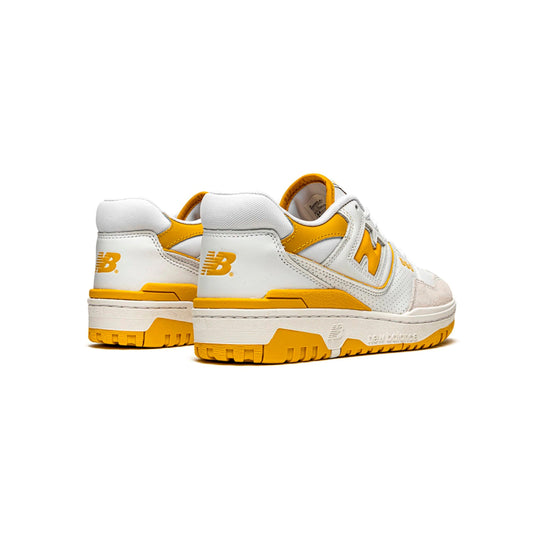 New Balance 550 Herr Sneakers Vit och Gul Retro Sportstil