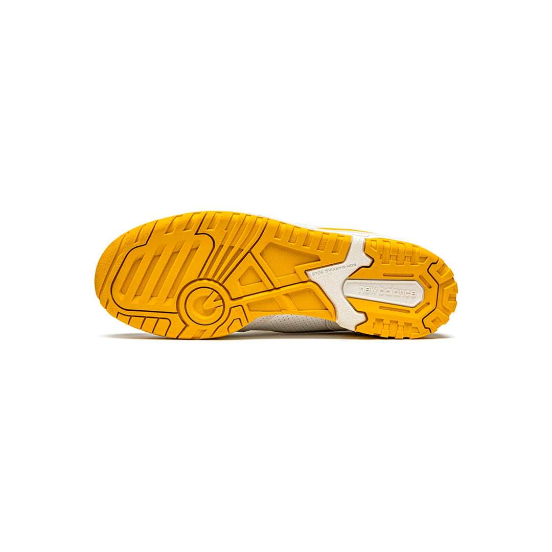 New Balance 550 Herr Sneakers Vit och Gul Retro Sportstil
