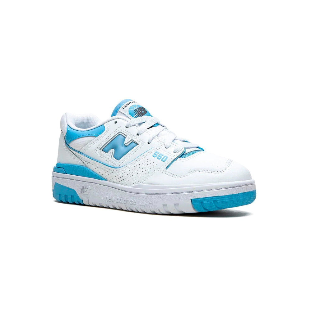New Balance 550 Herr Sneakers Vit och Ljusblå Retro Sportstil