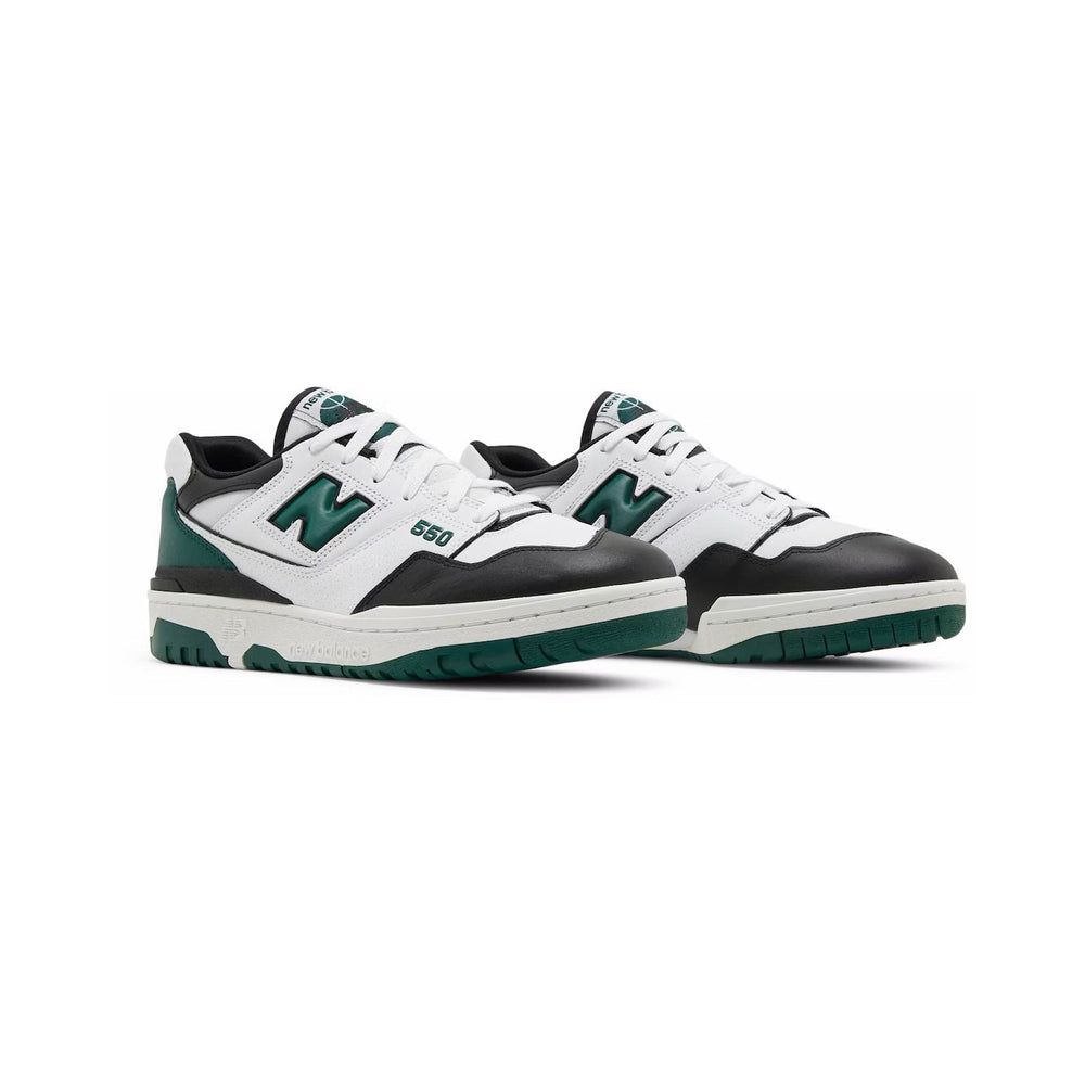 New Balance 550 Herr Sneakers Vit Grön och Svart Retro Sportstil