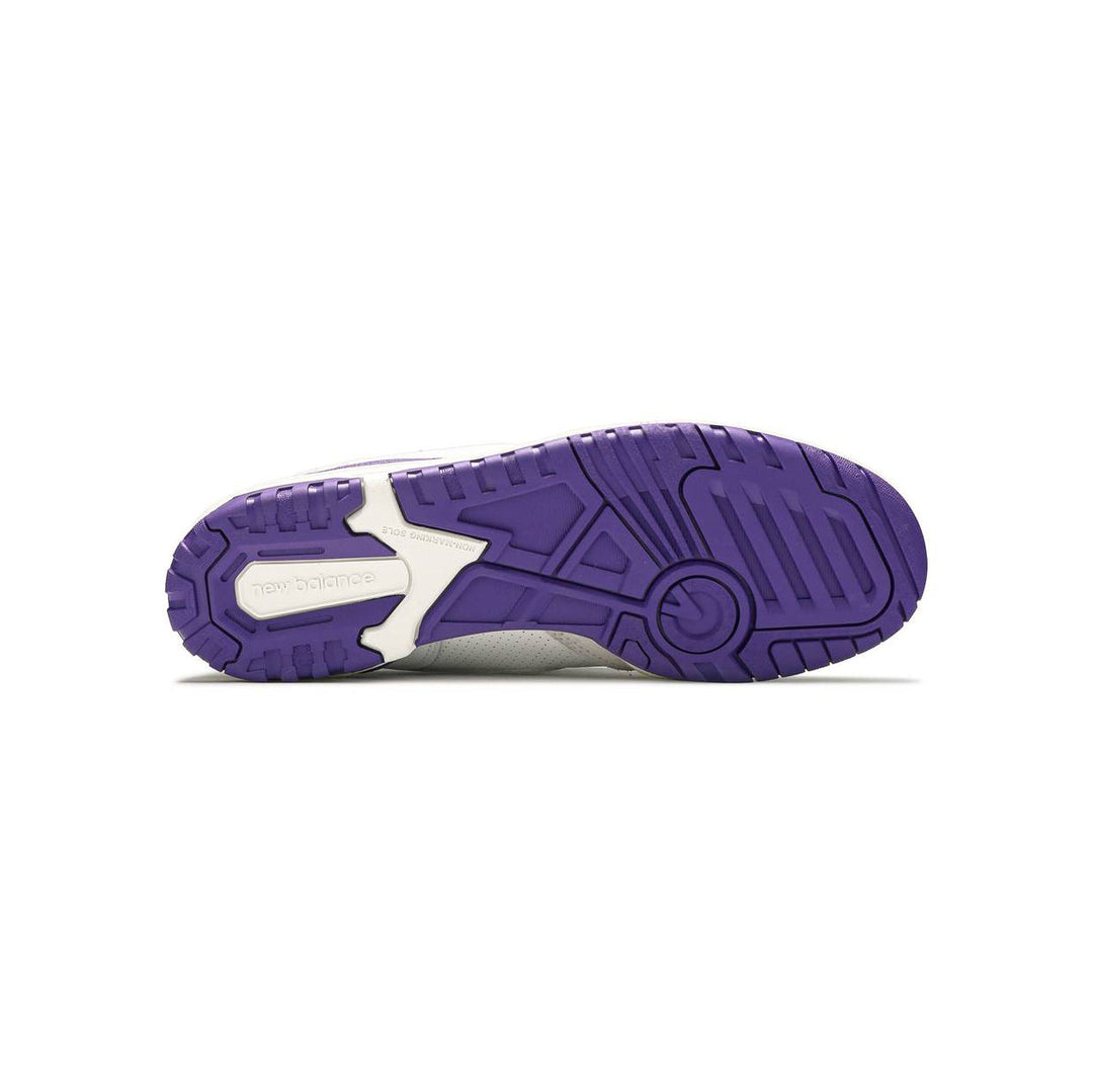 New Balance 550 Herr Sneakers Vit och Lila Retro Sportstil