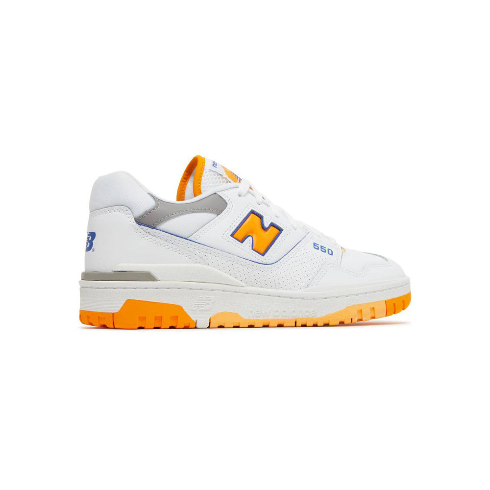 New Balance 550 Herr Sneakers Vit och Orange Retro Sportstil