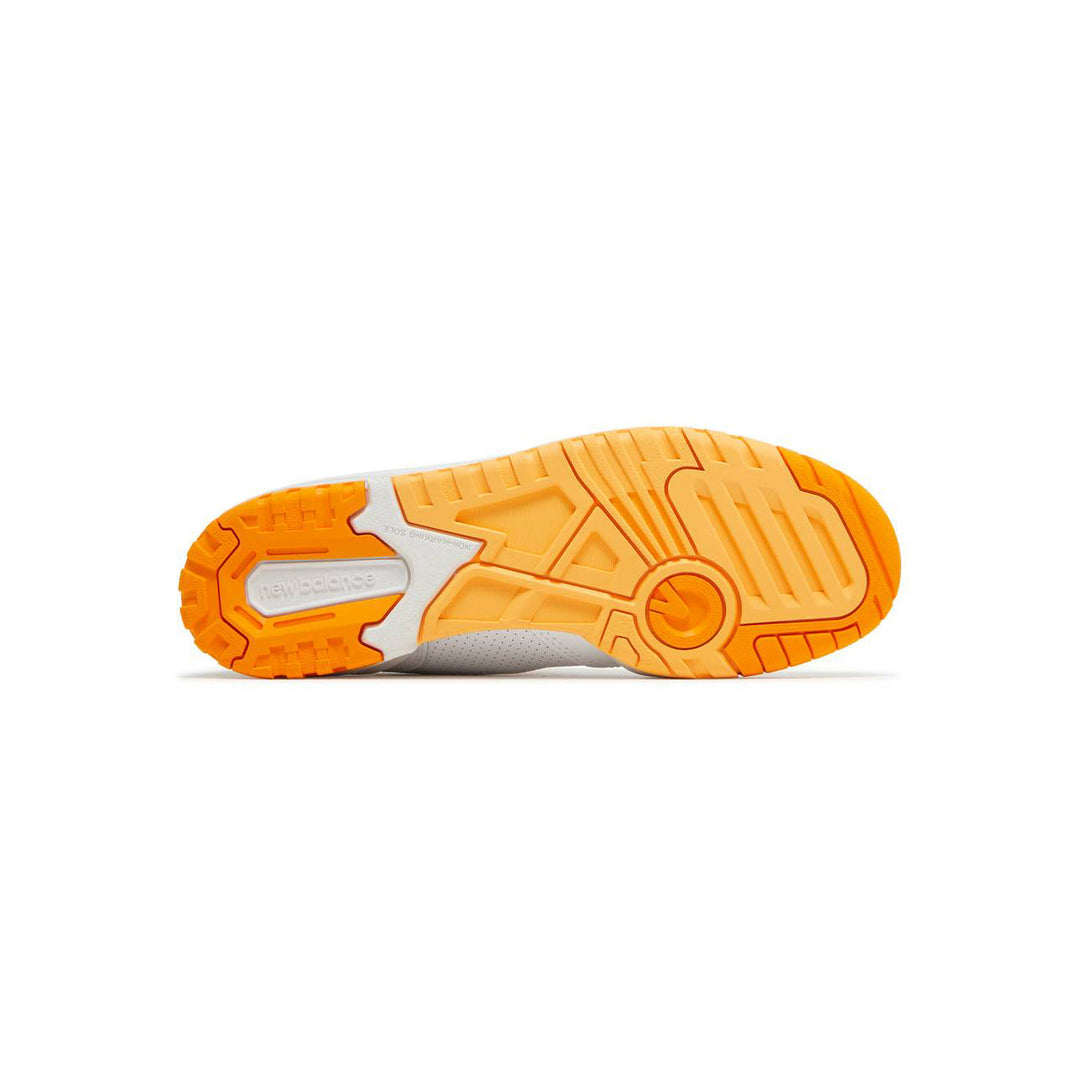 New Balance 550 Herr Sneakers Vit och Orange Retro Sportstil
