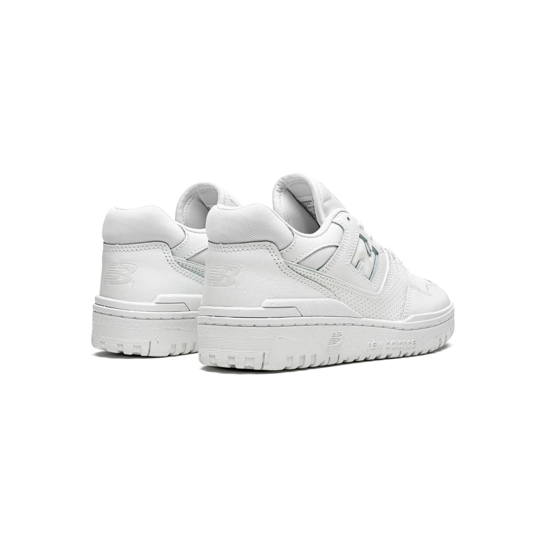 New Balance 550 Herr Sneakers Helt Vita i Skinn Retro Stil