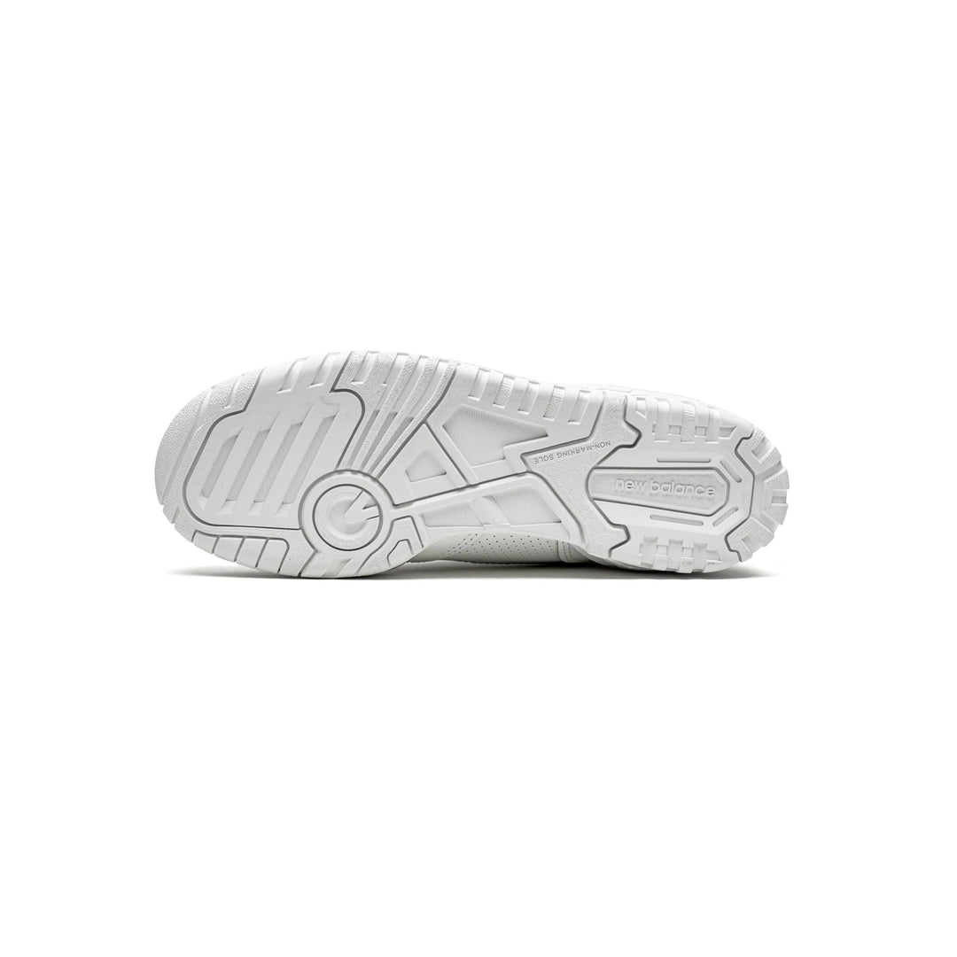 New Balance 550 Herr Sneakers Helt Vita i Skinn Retro Stil